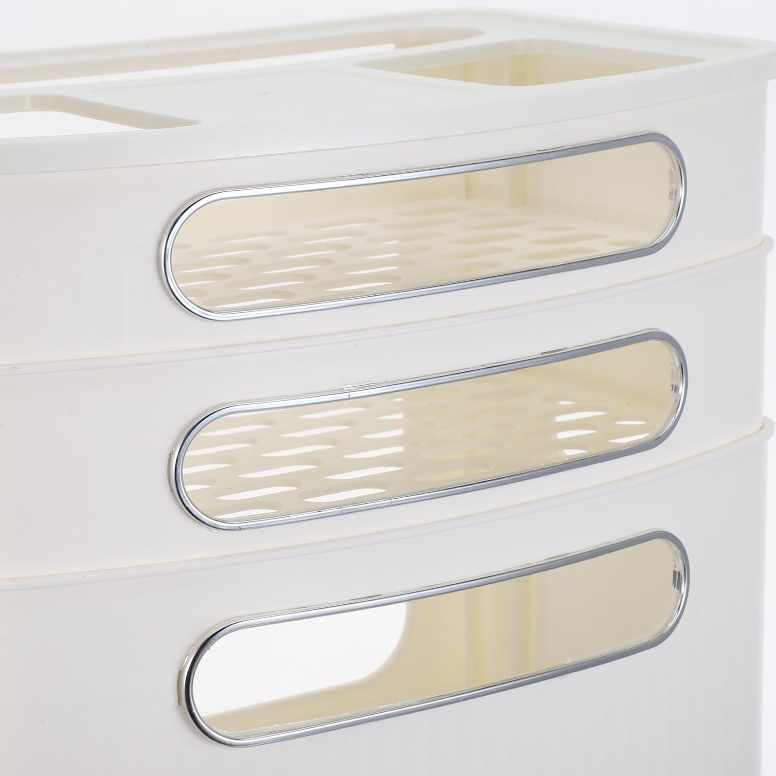 Scatola di Archiviazione Router Wifi in Pp a 3 Livelli Gestione Cavi Ottimizzata e Design Portatile per Camera da Letto e Ufficio