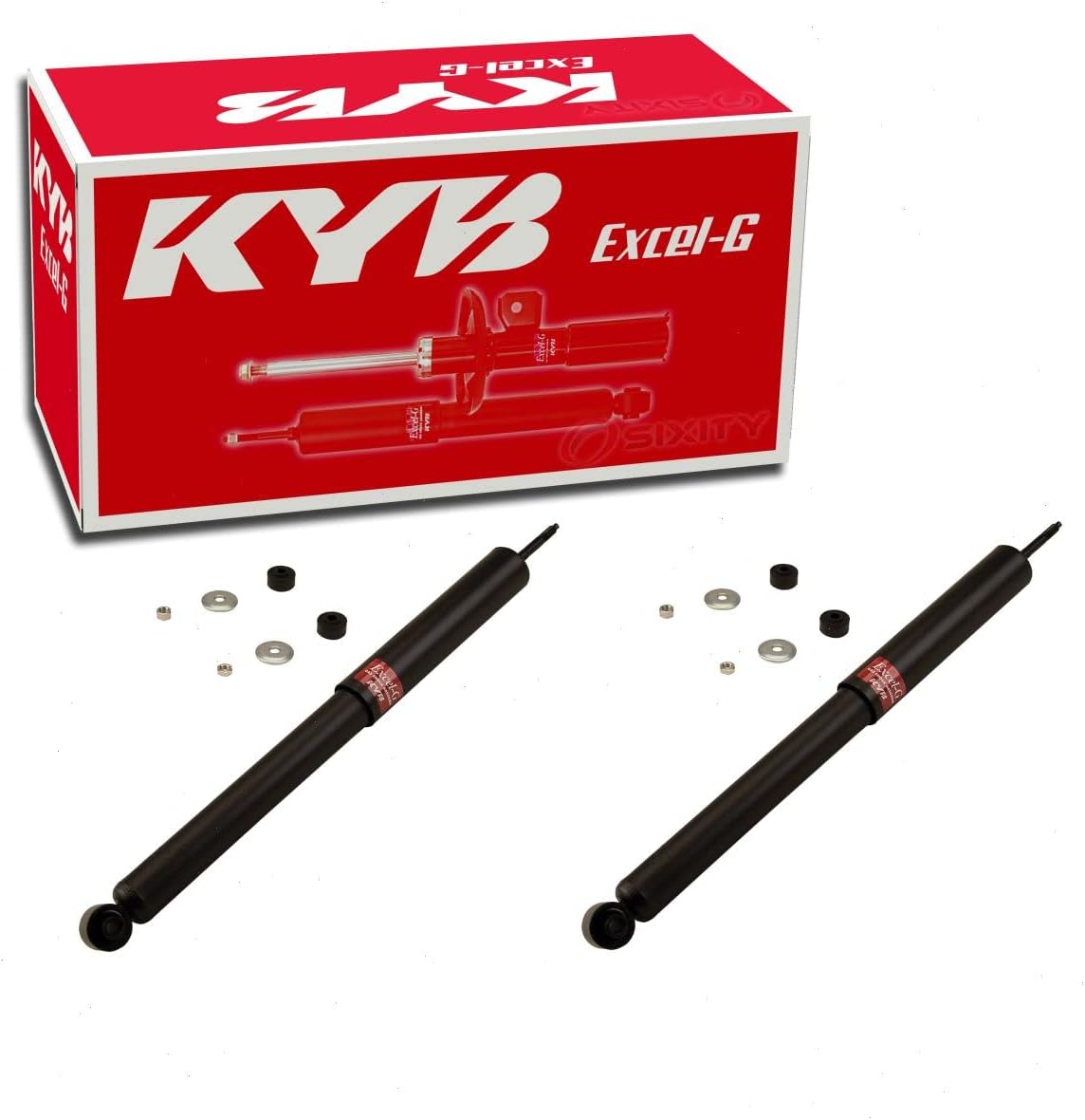 2 pc Front Shock Absorbers compatible with Volkswagen Beetle 1966-1977