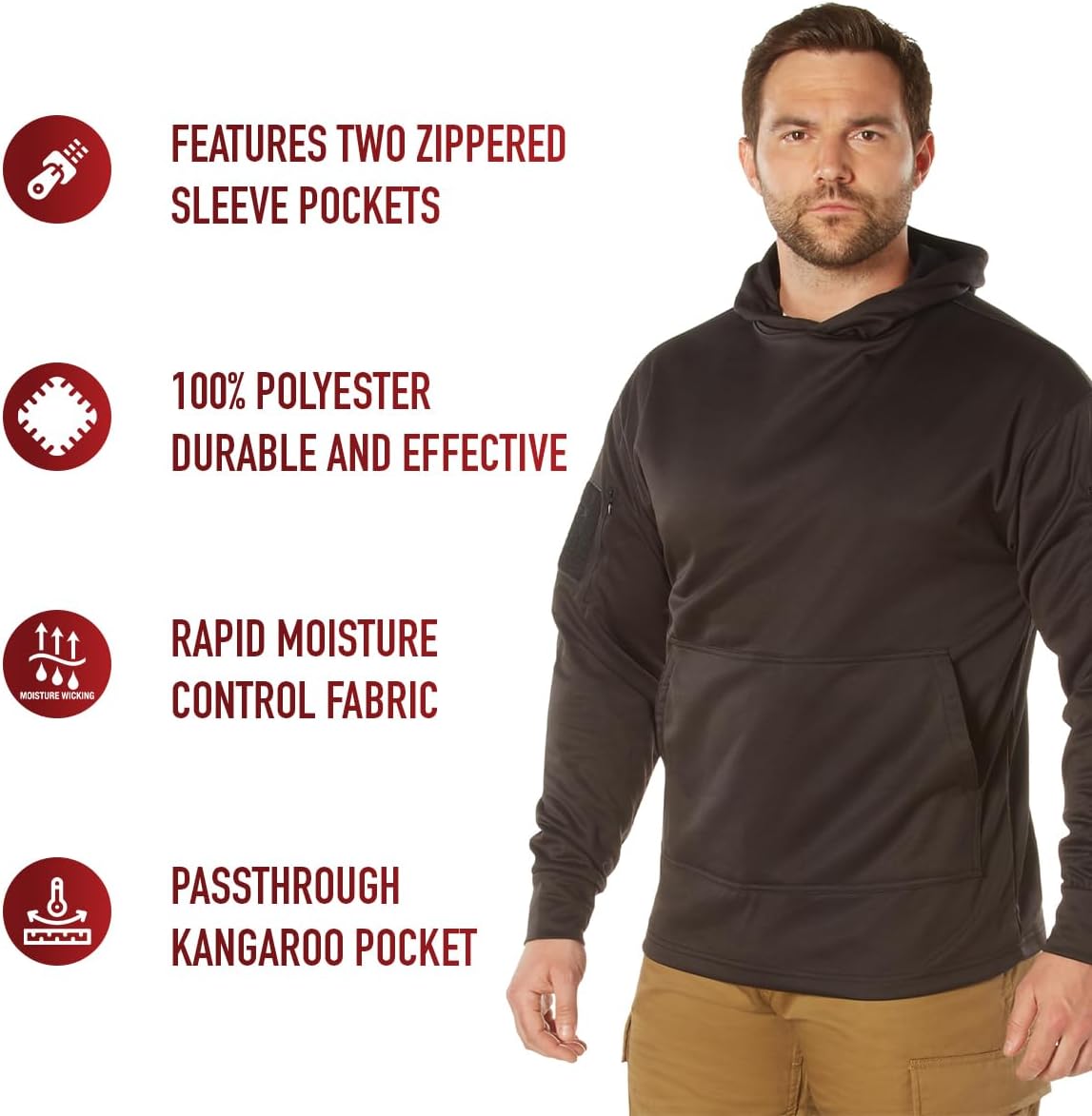 Rothco mens Hoodie,tactical - Image 9
