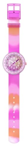Flik Flak Girl Kids Watch Casual Pink Polymer Quartz Waterproof FUZE in Pink2