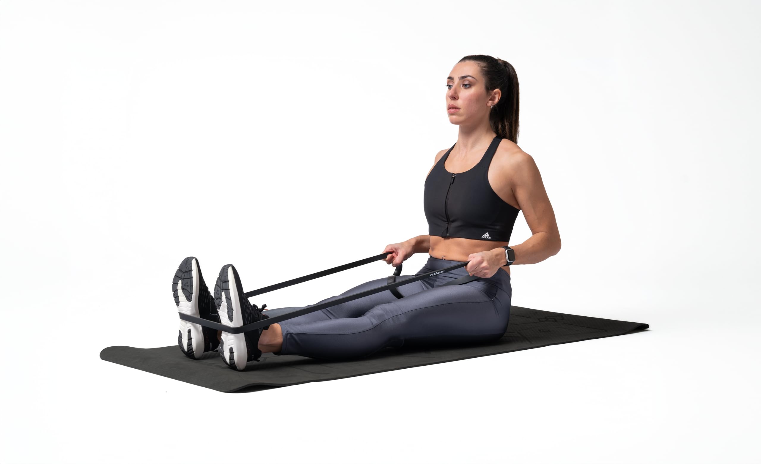 Nilox Ensemble de bandes élastiques, élastiques de gym avec différents niveaux de résistance, élastiques pour tractions à la barre, ensembles élastiques de fitness pour homme et femme pour Smart