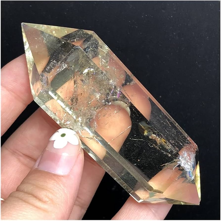 Amazon｜天然水晶 ヒーリングクリスタル 天然トパーズ カラーバー 水晶 ...