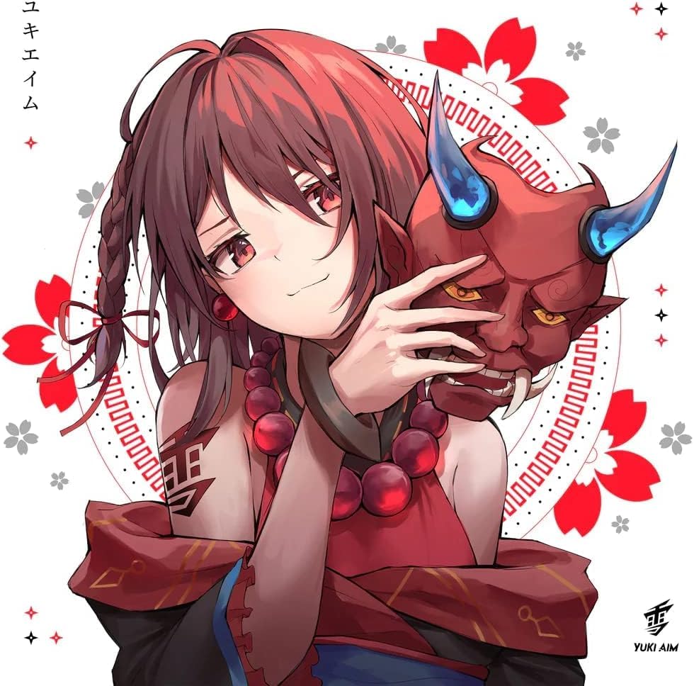 Amazon.co.jp: Yukipad 2022 DROP1 Oni Graphic ゲーミングマウス 