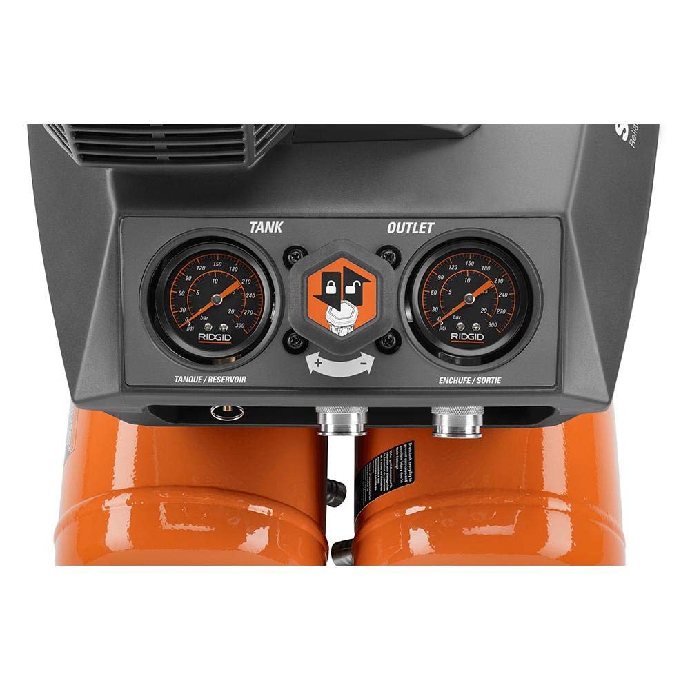 RIDGID 200 psi 4.5 Gal. Electric Quiet 