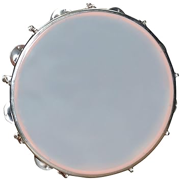 SG Musical 25 cm With Head Tambourine (Plastic, Metal)