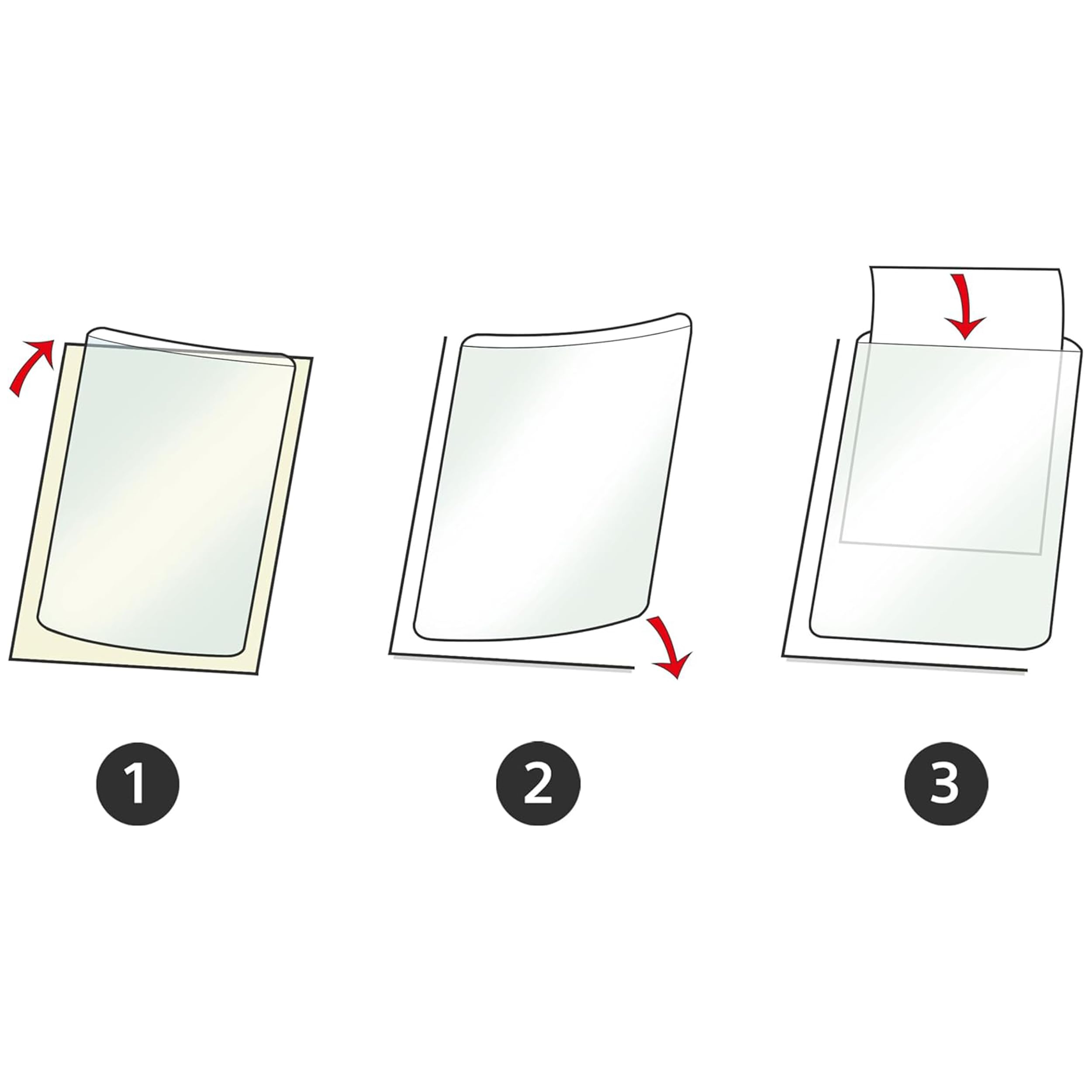 Buste Trasparenti Autoadesive DIN A5 – Apertura Lato Corto – 100 Pezzi