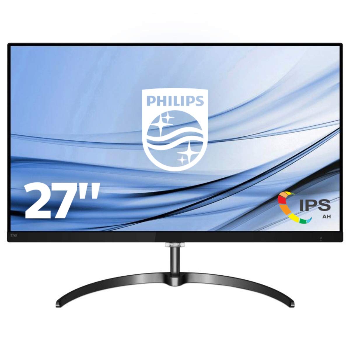 Philips 276E8FJAB Monitor 27", 2560 x 1440, LED IPS, Ultra Wide Color, Flicker Free, 3 Side Frameless, Audio Integrato, HDMI, Display Port, VGA, Nero