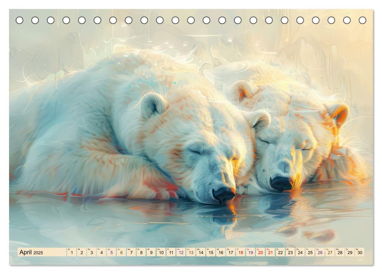 Schlaf und träume gut (Tischkalender 2025 DIN A5 quer), CALVENDO Monatskalender: Zarte Bilder von Träumenden (CALVENDO Menschen)