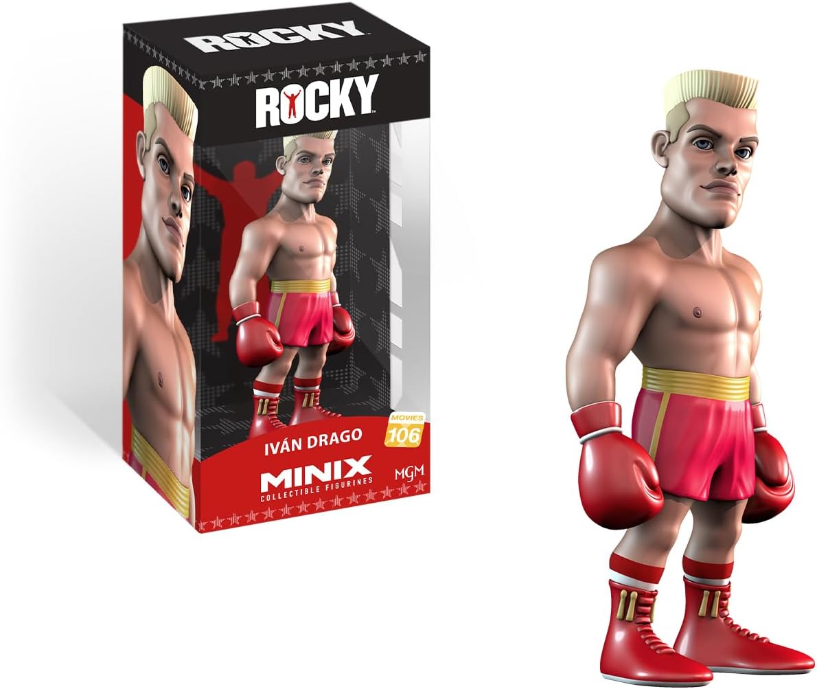Bandai Minix Ivan Drago Model | Collectable Ivan Drago Figure From The Rocky IV Film | Bandai Minix Film Toys Range | Collect Your Favourite Rocky Figures From The Films | Rocky IV Movie Merchandise