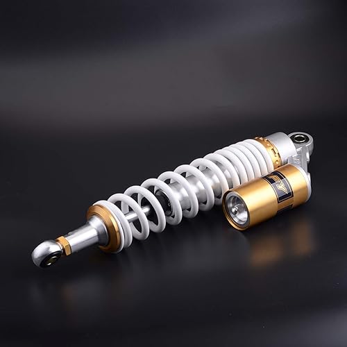 Miniatura 10 de Mallofusa Par de amortiguadores de aire traseros de motocicleta de 14.764 in compatibles para 150cc  750cc Karting Scooter ATV Yamaha Suzuki Honda