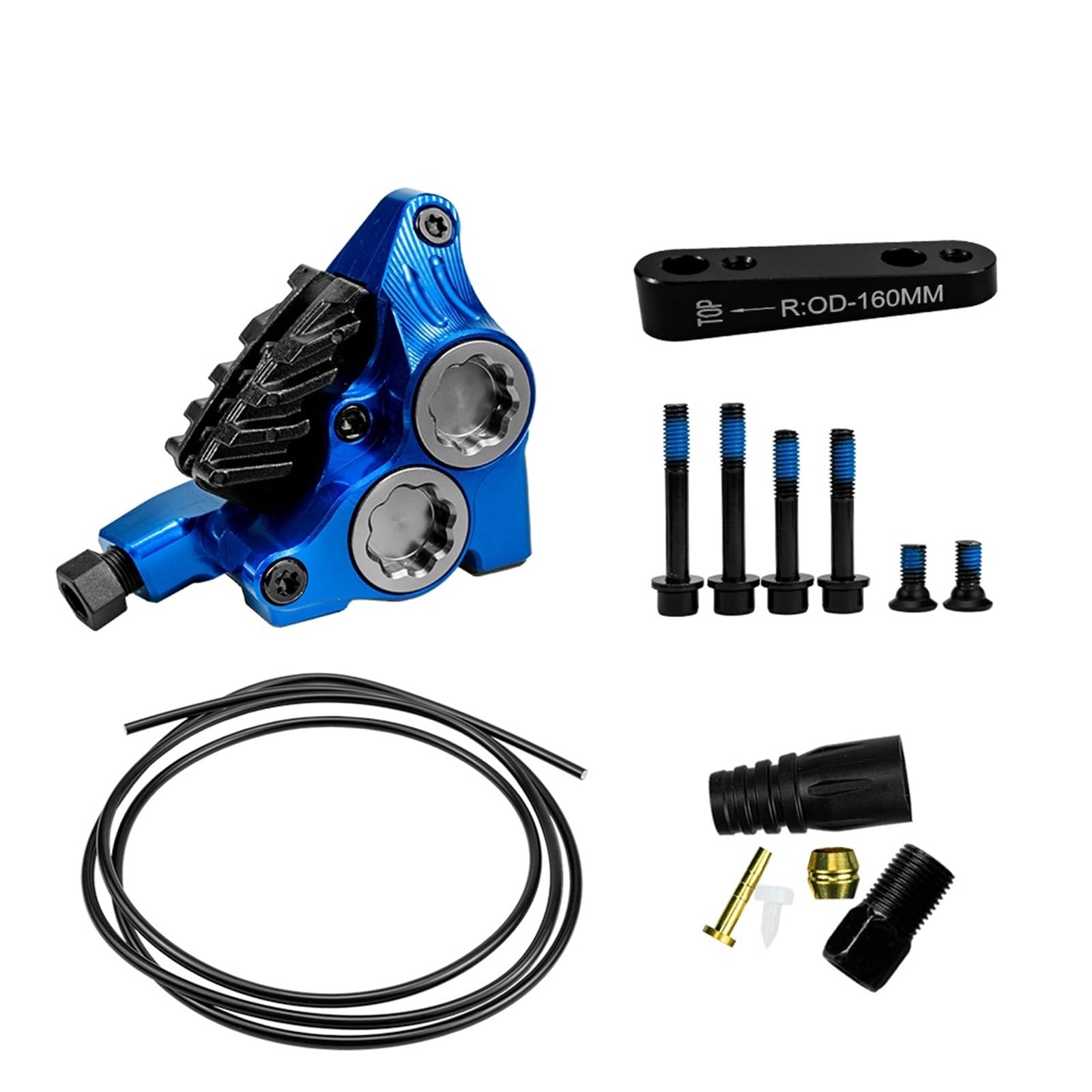 Bęben HamulACcowy Rowerowy XG4 Zacisk hamulca hydraulicznego do roweru szosowego Płaskie czterotłoczkowe klocki hamulcowe CNC Lekkie rower tylny bęben hamulcowy