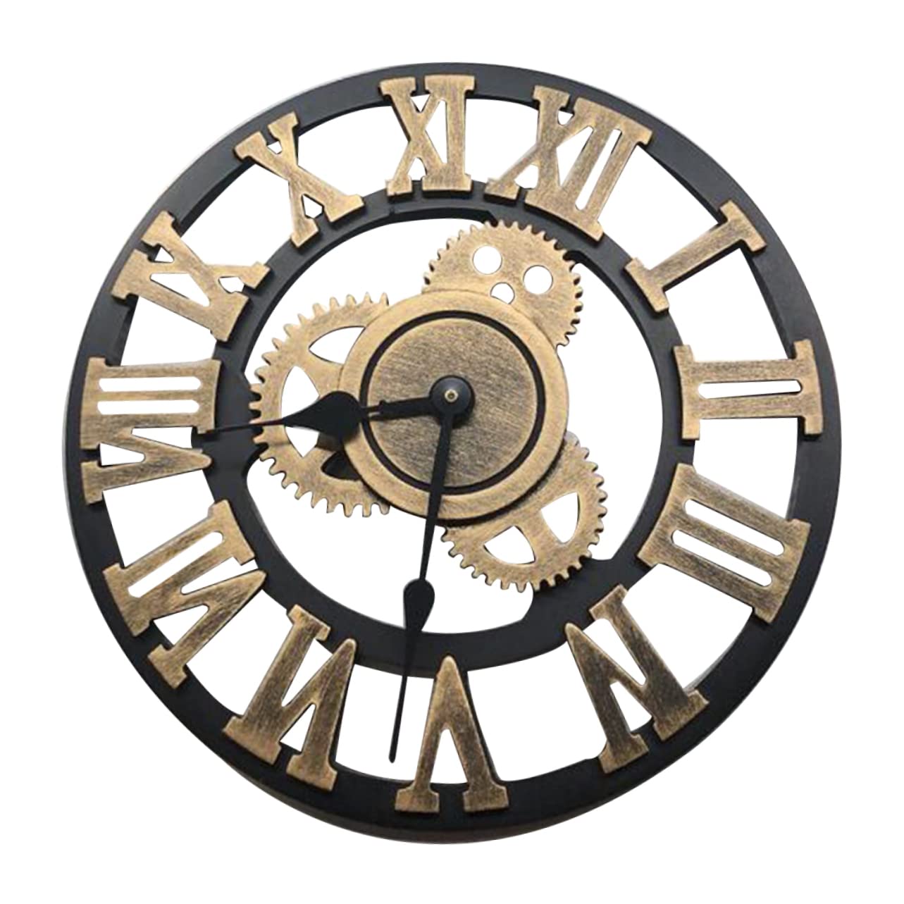 Horloge murale vintage Cabilock avec chiffres romains rétro