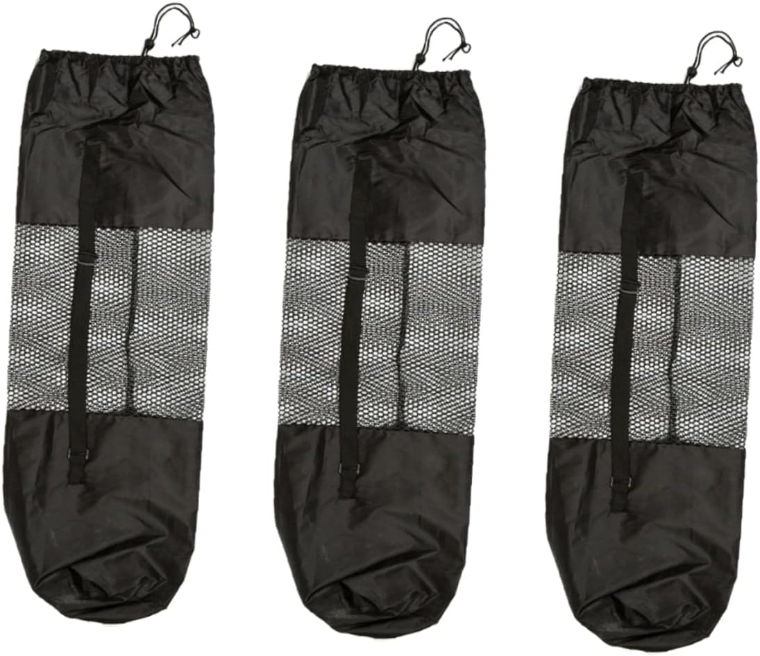 GANAZONO 3Pcs Outdoor Sports Yoga Bags Breathable Mat Storage Pouches with Straps Convenient Drawstring Sealing for Easy Carrying and Storage