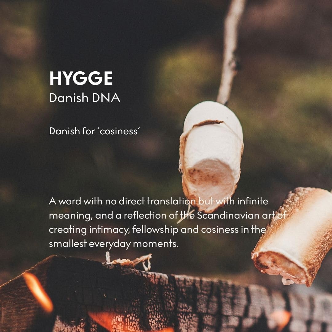 Skandinavisk HYGGE 'Cosiness' Diffusore a Bastoncini con 8 Ance, Dura +3 Mesi, Note Profumate: Tè nero e foglie di menta, mele secche e cannella cotta, 100 ml