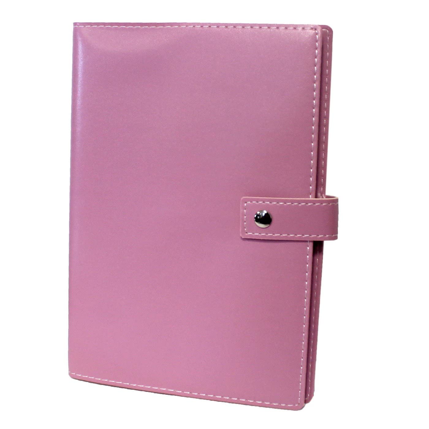 ACAN Tradineur - Listín telefónico A-Z con cubierta de piel, agenda de teléfonos, libreta de direcciones, índice alfabético, cierre de broche, 22 x 15 cm, color aleatorio