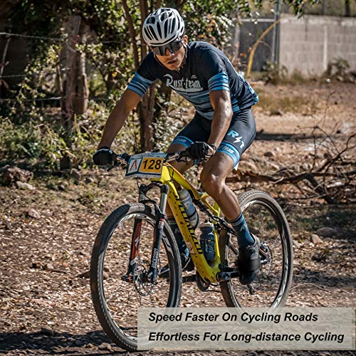 Qeedy Bike Pedal Straps Pedal 2 Pieces Universal Bicycle Feet Strap Pedal Straps Toe Clips Straps Tape for Fixed Gear Bike - Thumbnail 6