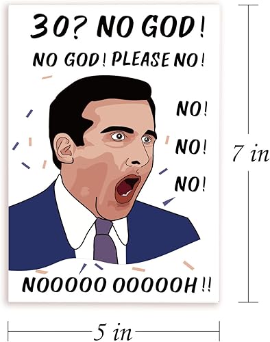 Miniatura 3 de HEALSLA Tarjeta de Cumpleaños Divertida de 30 Años, Tarjeta de Cumpleaños de Mejor Amiga para Mujeres, Tarjeta de Cumpleaños Humorística de la