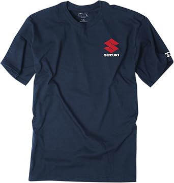Factory Effex Unisex-Adult Suzuki Shutter T-Shirt Navy, XX-Large, 1 Pack