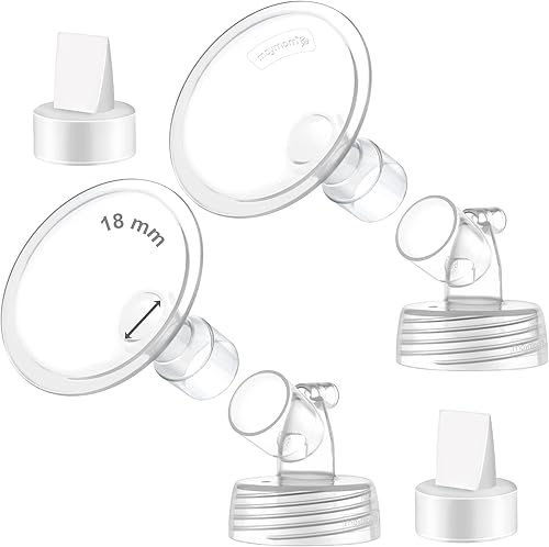 Miniatura 9 de 2 piezas de bomba Maymom de cuello ancho de dos piezas de 0.472 pulgadas compatibles con bombas Spectra S1, Spectra S2 y 2 válvulas bridas de boca