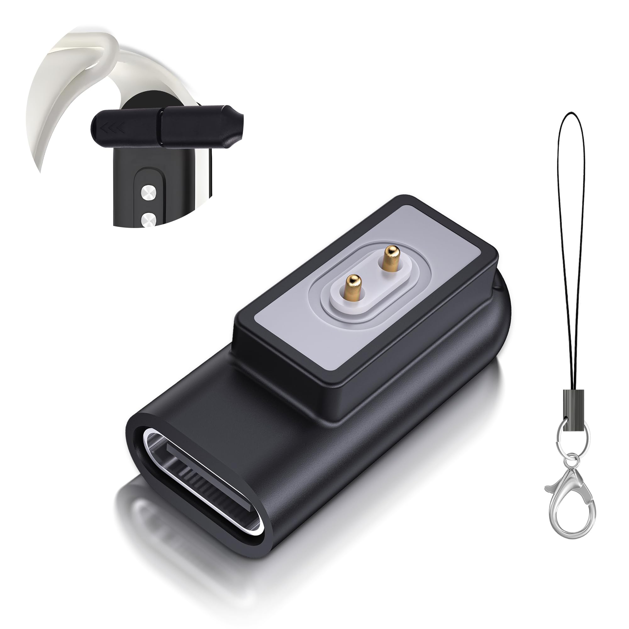 Adattatore USB-C A 90° Per Xiaomi Smartwatch - Caricatore Magnetico Per Mi Band 8 Pro/8, Redmi Watch 4/3 - Foto 12