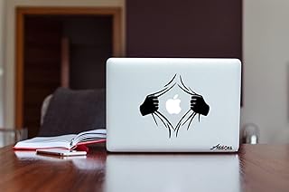 Add-Ons Superman #1 Decal Sticker For Laptop & MacBook (Black)