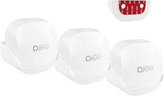 OkeMeeo Wall Mount for eero 6 Plus, Screwless VHB Holder for eero 6+ Dual-Band mesh Wi-Fi 6 No Drill (Strongly Adhesive, 3 Pack)