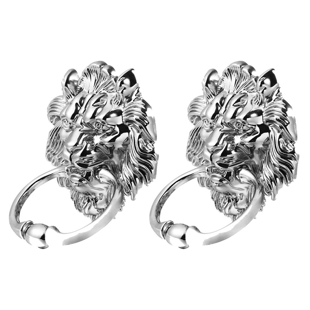 Heurtoir de porte tête de lion en anneau antique pour sublimer votre entrée de maison