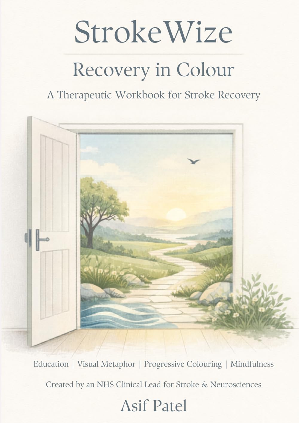 StrokeWize: Recovery in Colour: A Therapeutic Workbook for Stroke Recovery | Education | Visual Metaphor | Progressive Colouring | Mindfulness