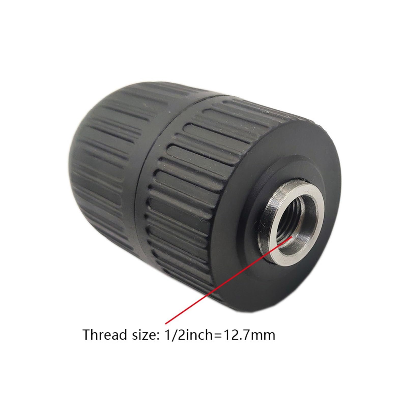 Convertidor de mandril taladro sin llave, adaptador cambio rápido rosca 1/2 "-20UNF, vástago SDS-Plus, hexagonal 1/4", 2-13mm(4pcs set)