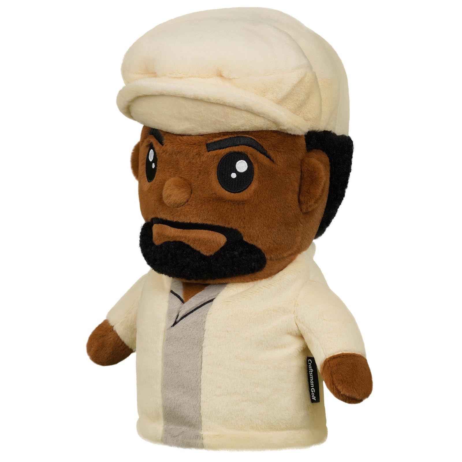 Craftsman Golf Funny Plush Driver Cover Headcover Club Head Protector for Woods and Driver Gifts for Men Women Coach with Hat