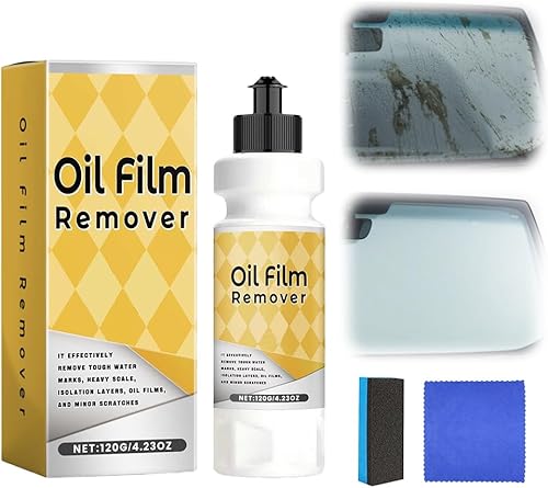 G1 - Limpiador de cristales para automóvil, compuesto de pulido de vidrio de automóvil 2026, removedor de película de aceite para ventana de