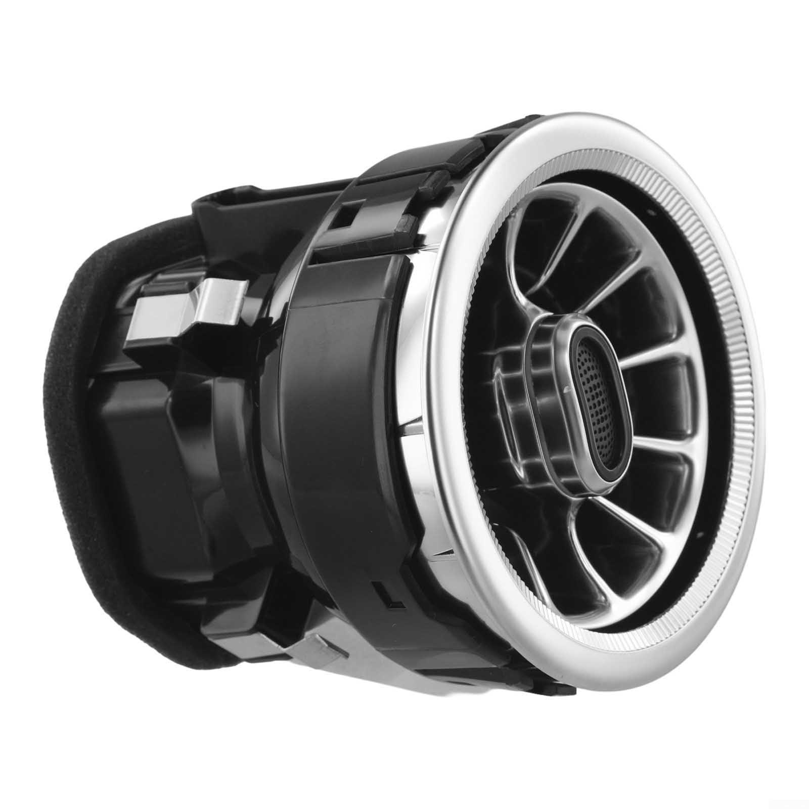 Sortie climatisation pour Mercedes-Benz Classe V W447 Vito V250 V260 2014-2021 Buse d'aération Noir/Argent en ABS Pièce détachée A4478308602 A4478308502 Installation directe tableau de bord avant