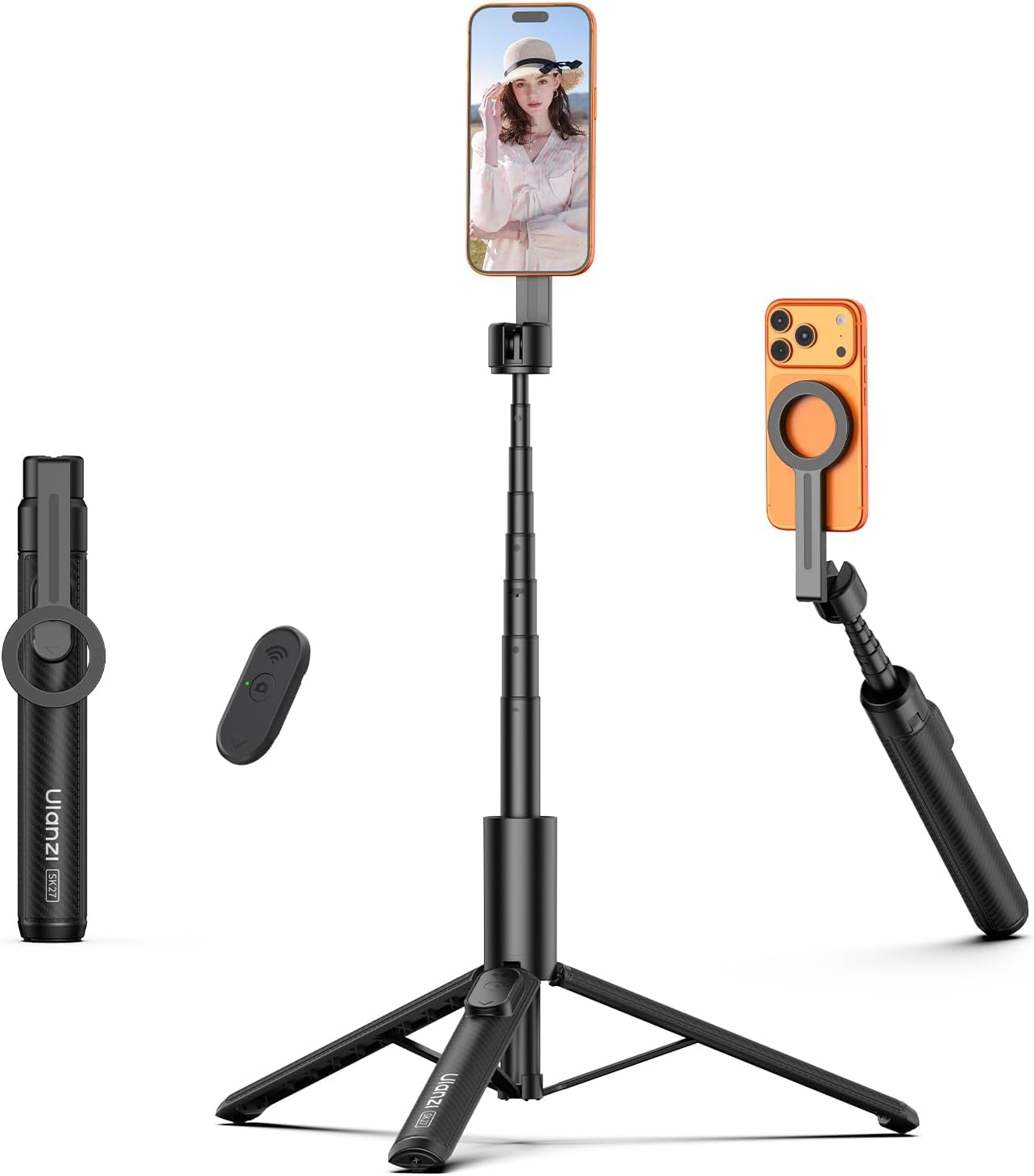Amazon | Ulanzi SK27 自撮り棒 三脚 Magsafe用【2026年・超長165cm
