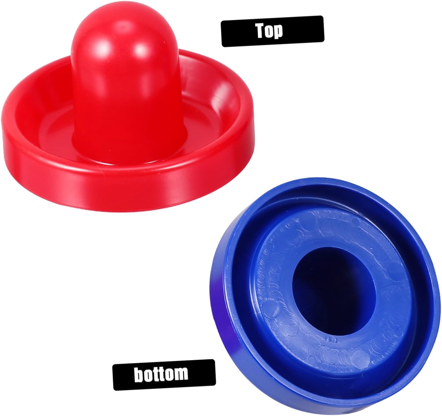 BESPORTBLE 2 Sets air Hockey Plastic Hockey Parts Shuffleboard Pucks Hockey Accessories Hockey Table Paddles - Fast