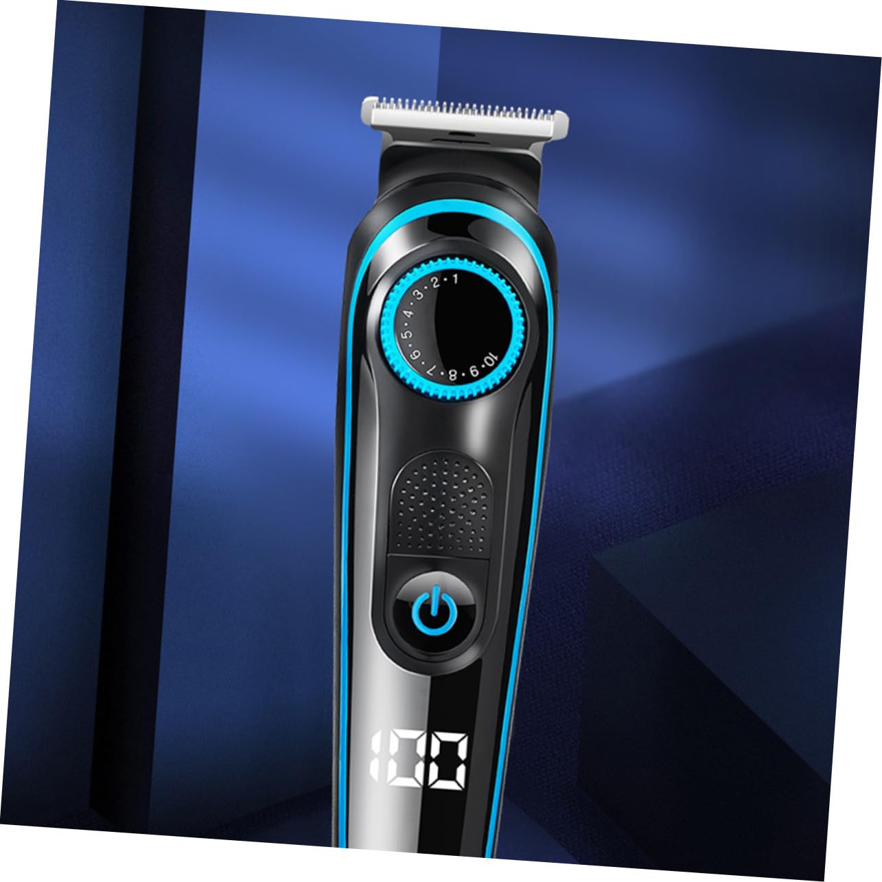 Healeved Multifunktionaler Elektrischer Haarschneider mit Lcd display Einstellbarer Ergonomisches Design Kabelloser Haarschneidemaschine für Herren und Profi barber tool