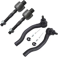 Vista 4 de Detroit Axle - Kit de suspensión frontal de 14 piezas para Honda Accord 08-12 2008 2009 2010 2011 2012, 4 brazos de control con rótulas + 4 barras