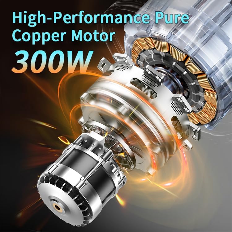 Miniatura 2 de Lavadora a presión inalámbrica, boquilla 6 en 1, lavadora de batería portátil, portátil, de alta presión, para limpieza del hogar, automóvil, jardín