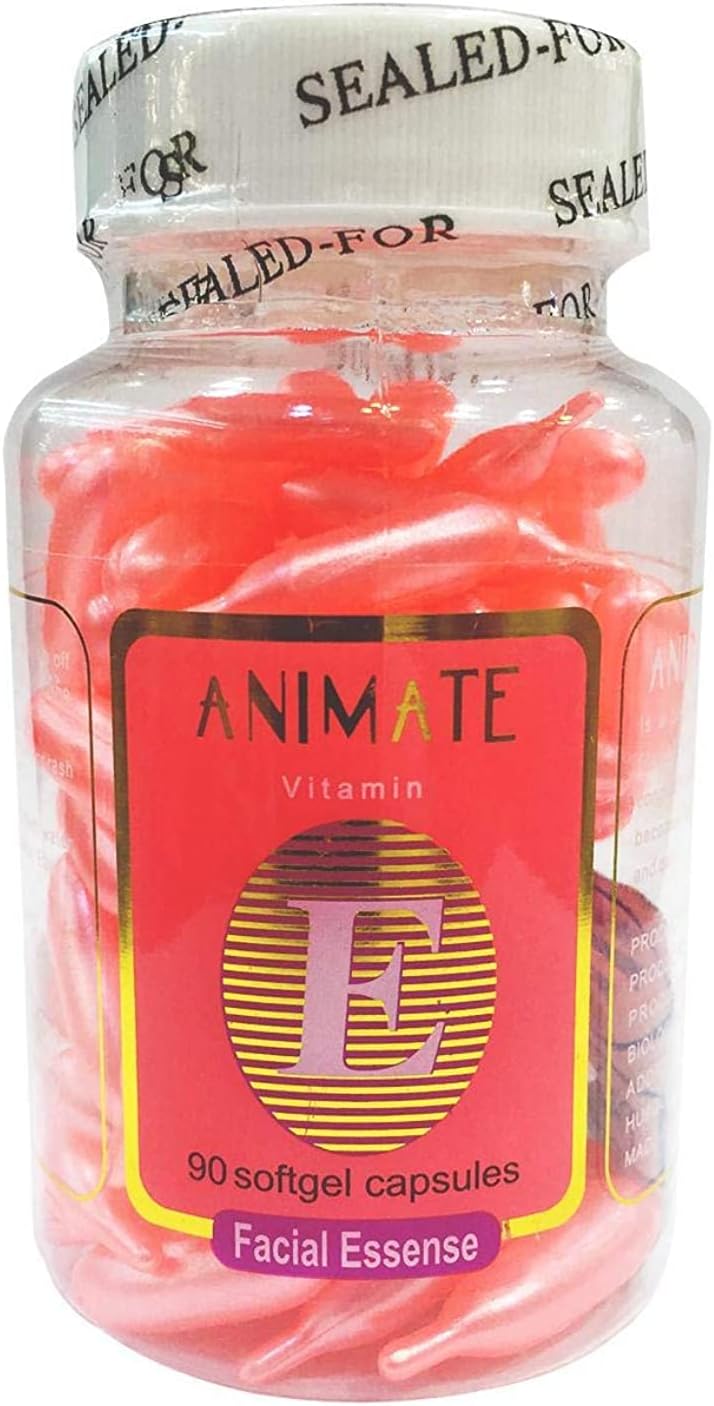 Animate Facial Capsules with Glycerin, Gelatin & Vitamin E Pink Buy
