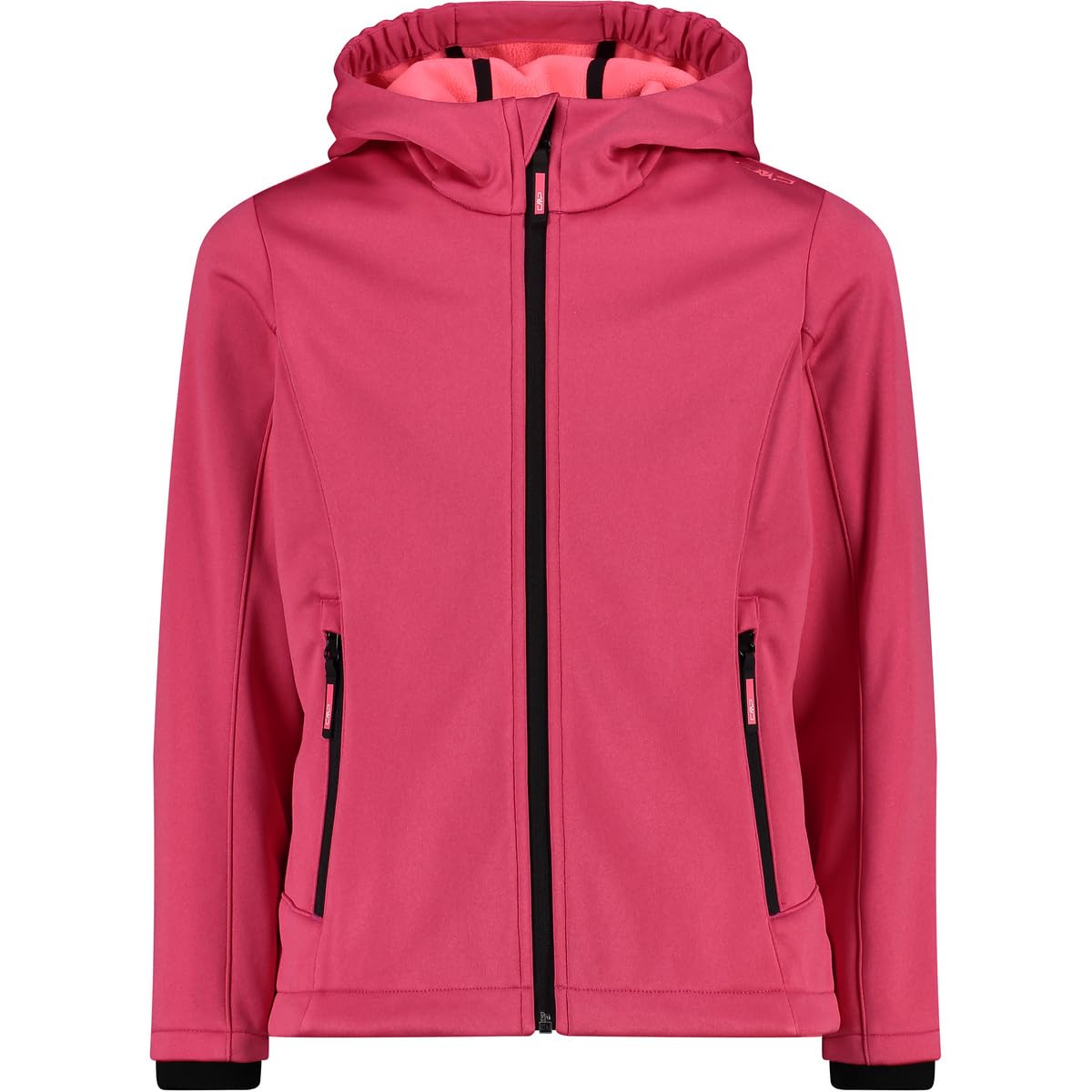 CMP - Kid G Jacket Fix Hood, Fuchsia Mel., 104