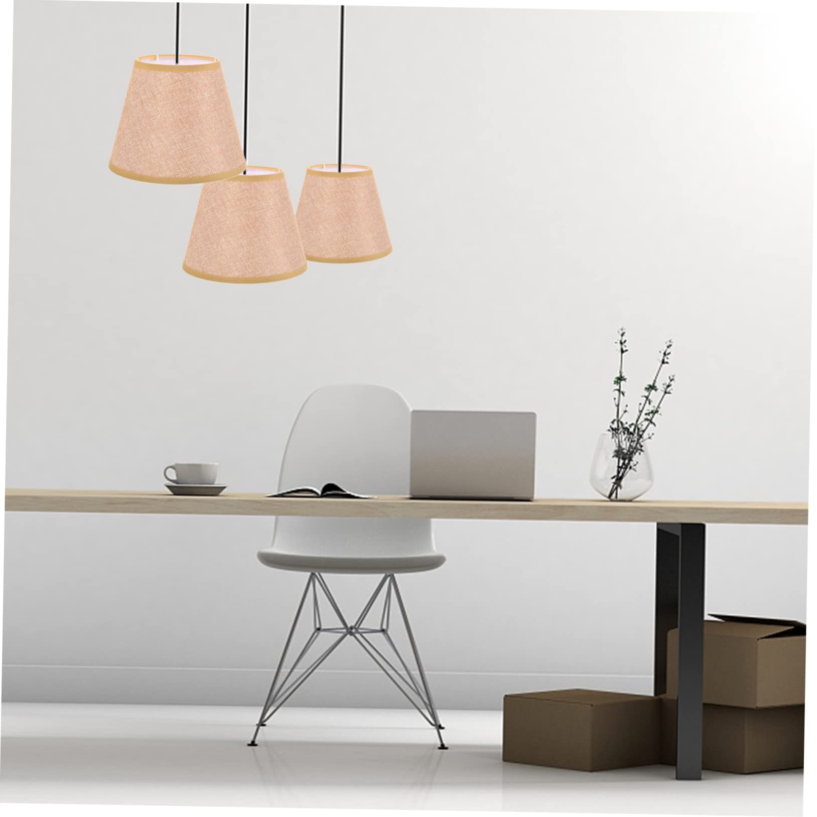 KONTONTY Decorative Light Cover for Ceiling Light Fabric Lamp Shade Elegant Design for Your Home