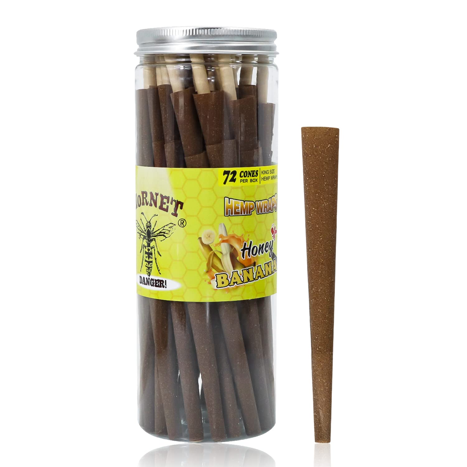 Amazon | Hemp Wraps 【 大容量 お得 手巻きタバコ用着香ブランツ72枚 