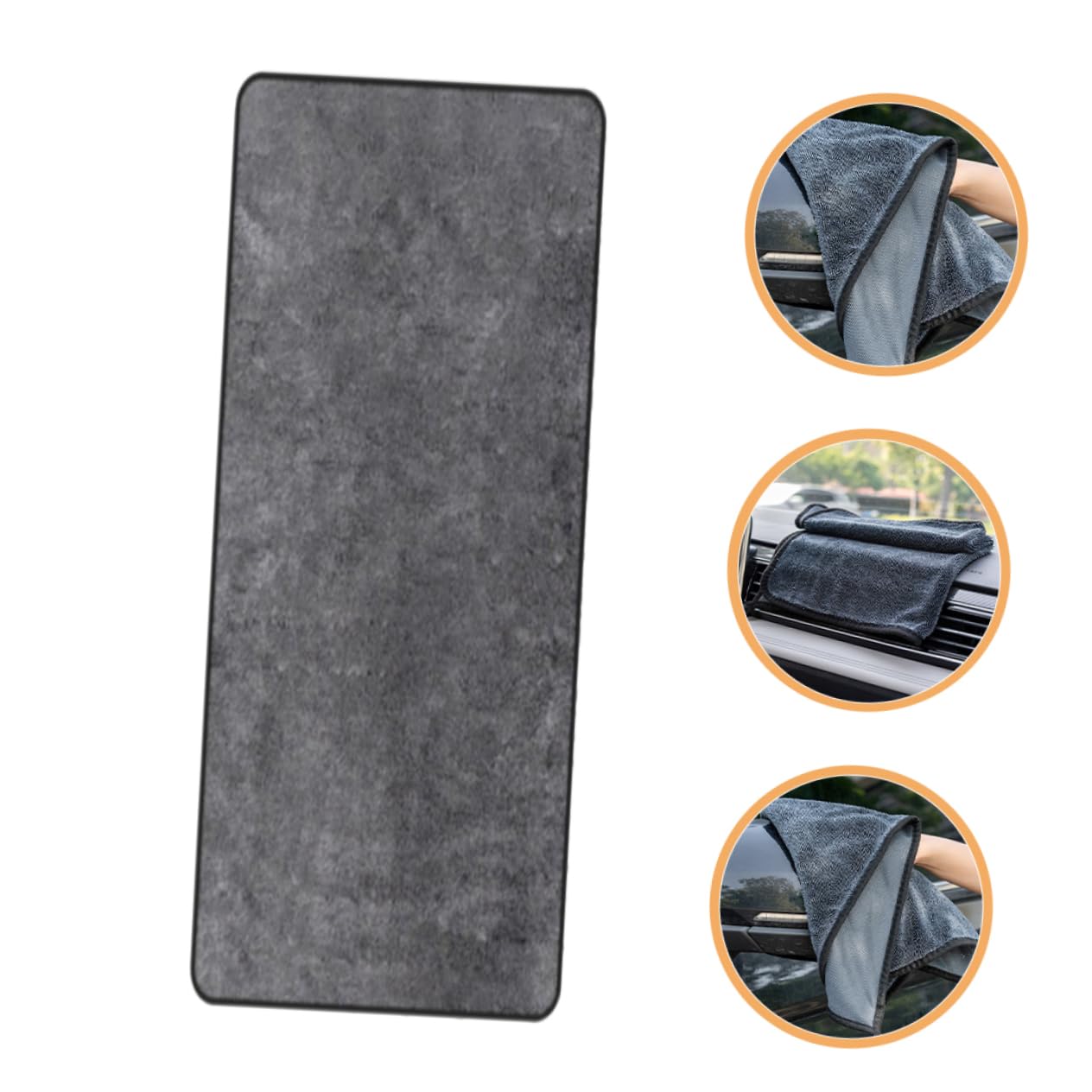 Multifunktionales Autotrockentuch aus Mikrofasern Weiches und Saugstarkes Autowaschtuch 60x160cm Schonend für Autolack und Kratzfrei