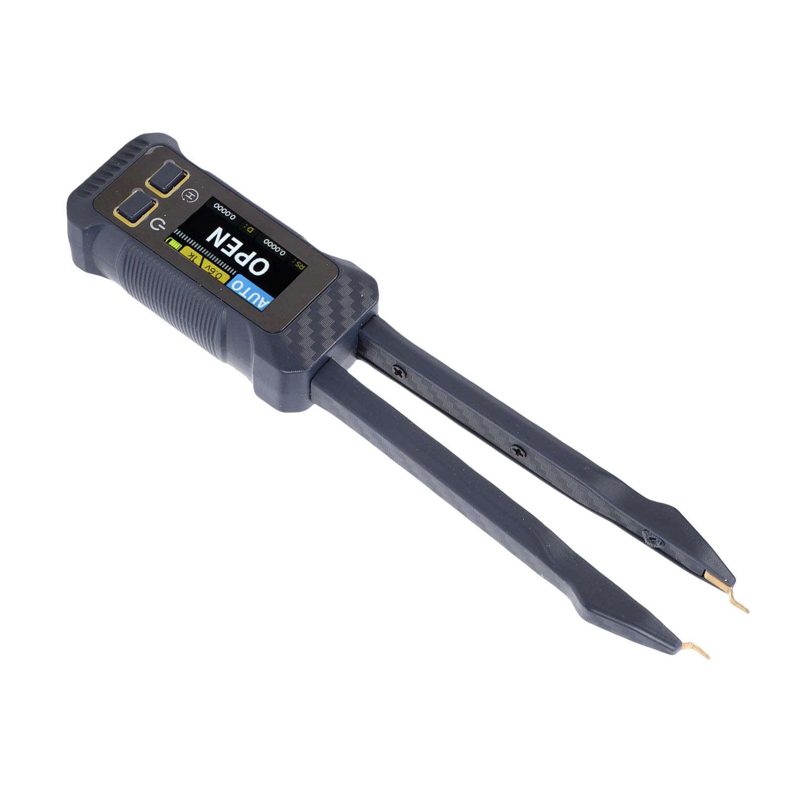 Probador Digital de Pinzas Puente para Medición de R L C y Diodo,
