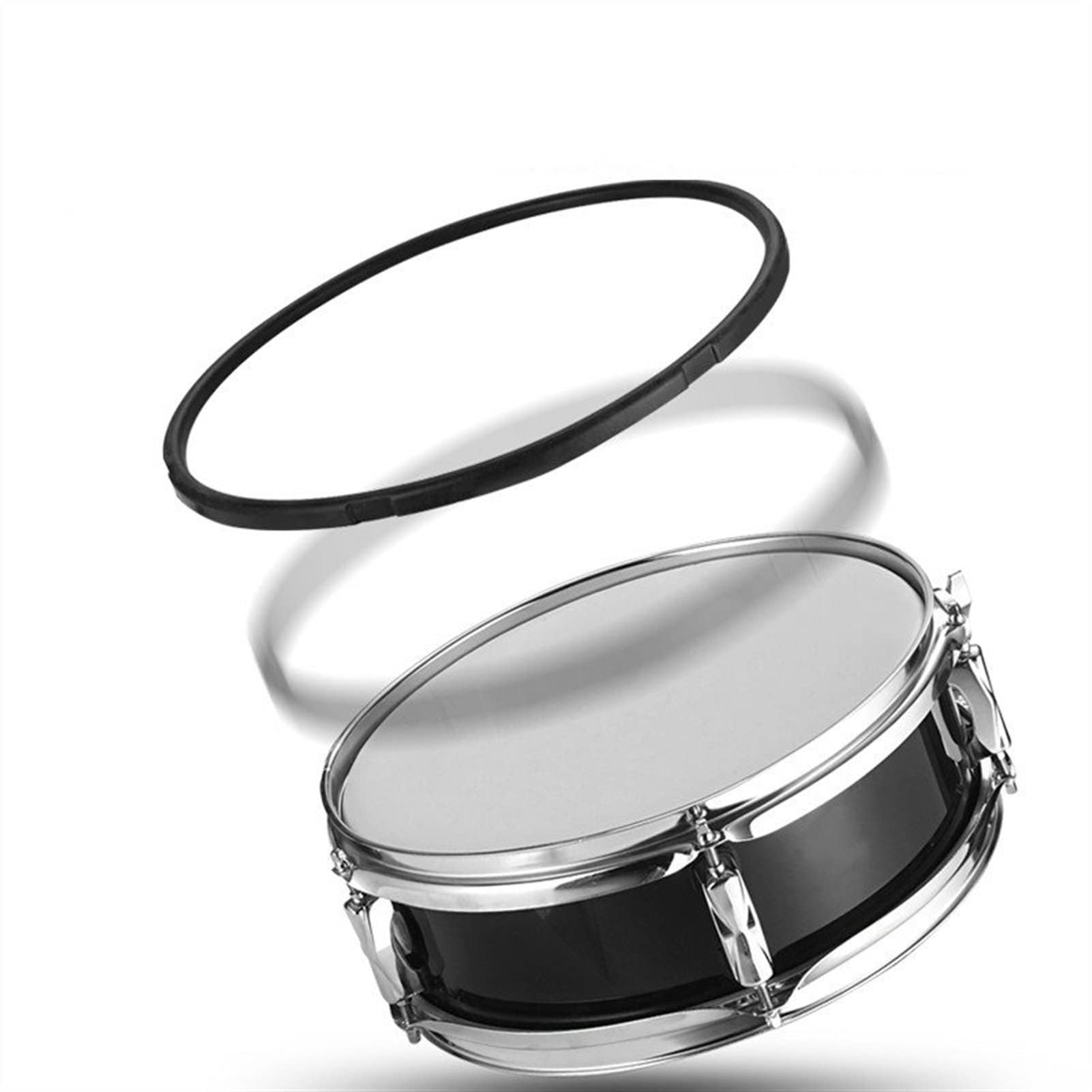 strumento a batteria elettronica Tamburo Elettronico Per Tamburo Per Adulti Tamburi Per Percussioni (nero) Pelle Mesh 5 Borsetta 4 Wipe