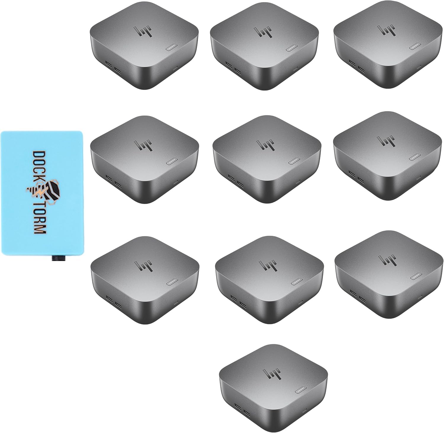 HP 280W G6 Thunderbolt 4 Ultra Dock Port Replicator Bundle w/DKZ Hub (Universal Thunderbolt/USB-C Docking Station, Single Cable for Charging, Data