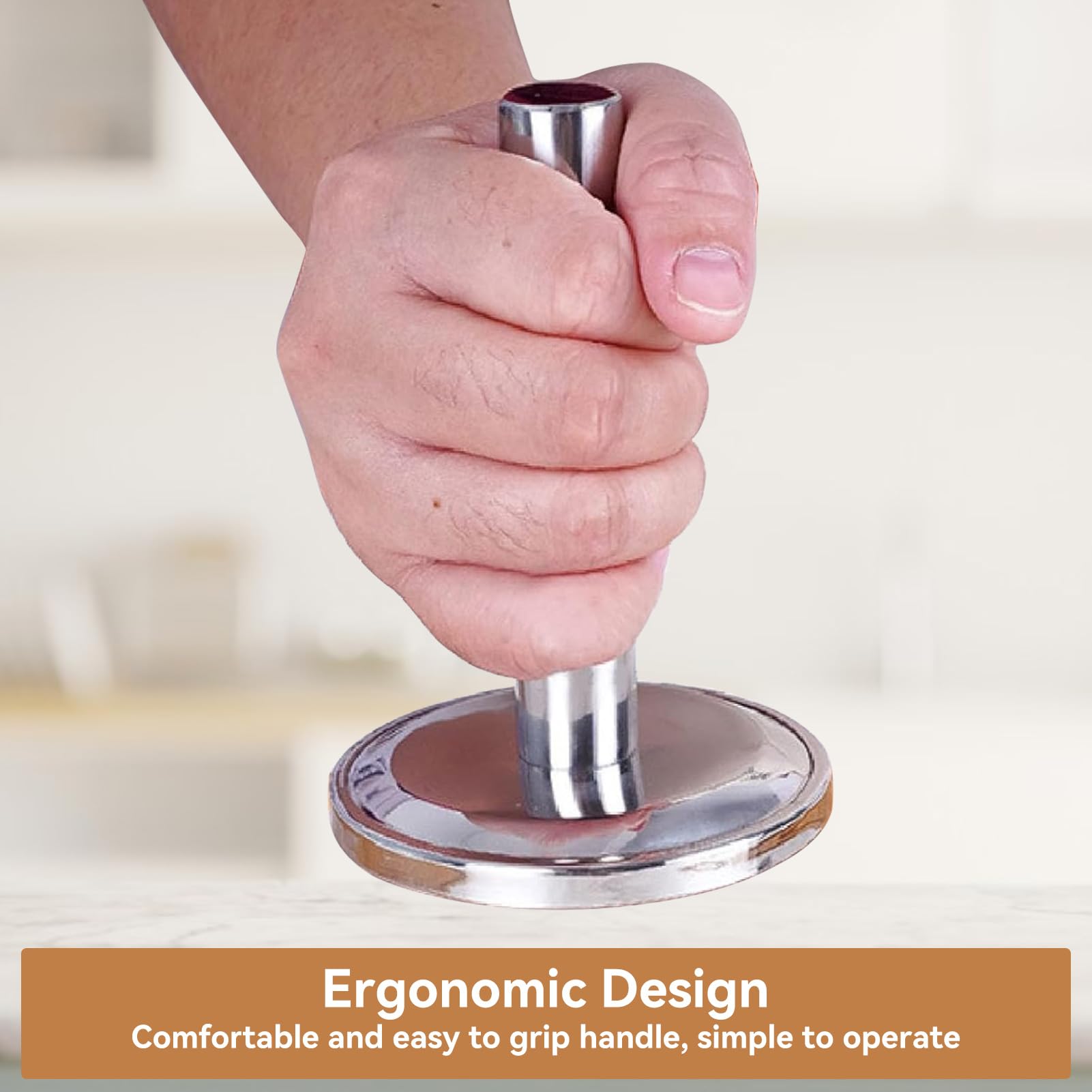 Meat Tenderizer Hammer, Meat Pounder Tenderizer Meat Pounder Flattener Kitchen Mallet Stainless Steel Meat Loosening Hammer Multifunctional Thickened and Weighted Chicken Tenderizer