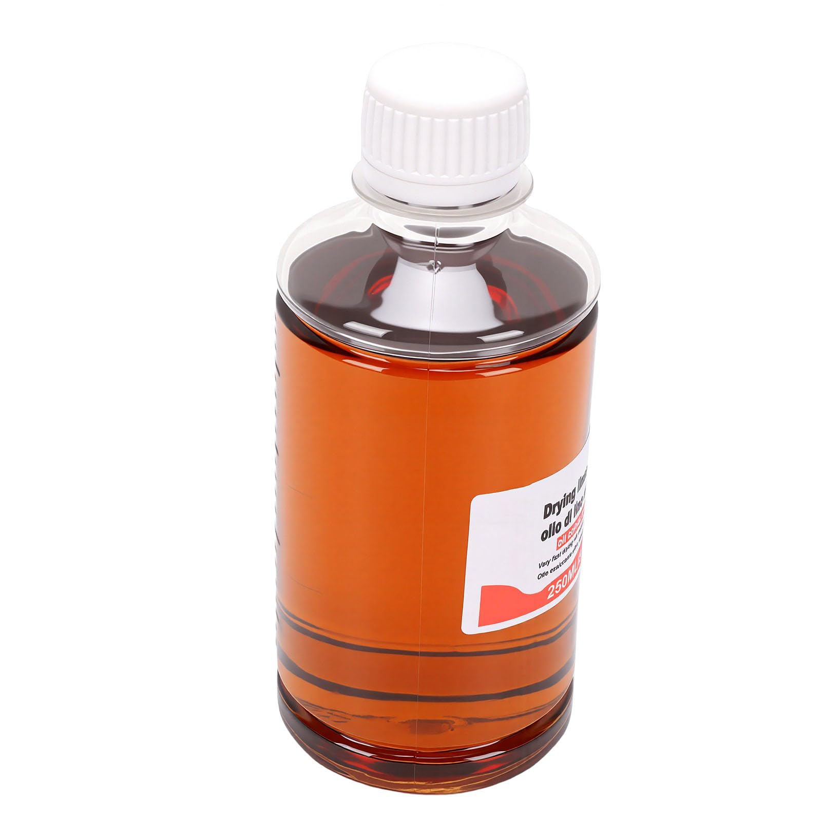 Huile de Lin à Séchage Rapide de 250 Ml, Médium de Peinture pour Peinture à L'huile avec Amélioration de la Brillance, du Débit et de la Transparence