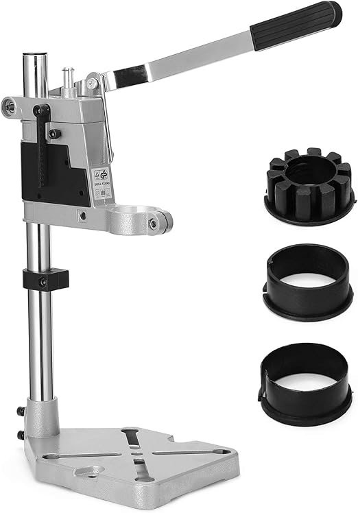 Amazon Kk Moon 電動ドリルスタンド ベンチドリル プレススタンド クランプベースフレーム付き ハンドドリルホルダー電動工具アクセサリー ドリルスタンド