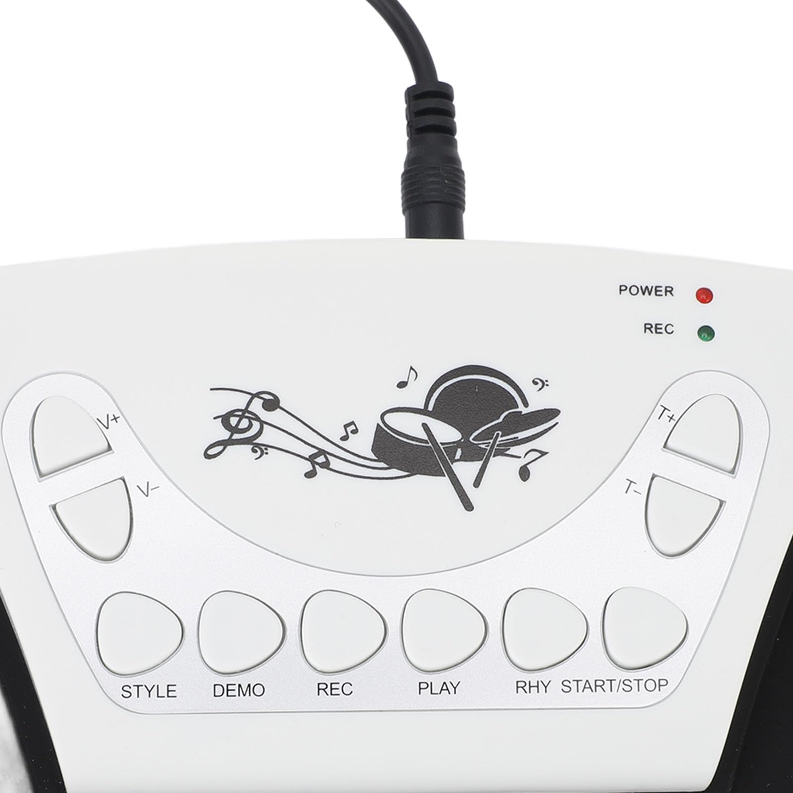 Cryfokt Set di Pad per Batteria Elettronica Portatile Qualità del Suono Realistica per Professionisti e Principianti con Metronomo Integrato per Musica Pop, Rock, Latina Ed Elettronica per Bambini e