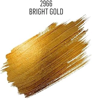 Plaid PE2966 Folk Art Multi-Surface Metallic Acrylic Paint, Bright Gold, 2 oz.